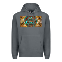 Rock be kind bees license plate Premium Hoodie - Artiststas