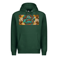 Sports Green be kind bees license plate Premium Hoodie - Artiststas