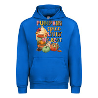 Cobalt Pumpkin spice livin' my best life Urban Hoodie - NancyCooperArtShop