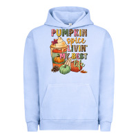 Pigment Grape Ice Pumpkin spice livin' my best life Urban Hoodie - NancyCooperArtShop