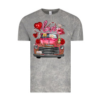 Cloud Rock valentine's day truck love bird letter Vintage Tee - FaDigitalArtStudio