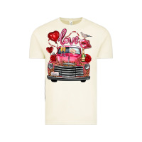 Vintage Arctic valentine's day truck love bird letter Vintage Tee - FaDigitalArtStudio