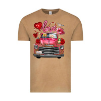 Vintage Camel valentine's day truck love bird letter Vintage Tee - FaDigitalArtStudio
