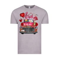 Vintage Zinc valentine's day truck love bird letter Vintage Tee - FaDigitalArtStudio