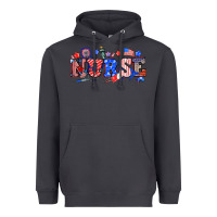 Smoke 4th of july nurse Heavyweight Hoodie - NancyCooperArtShop
