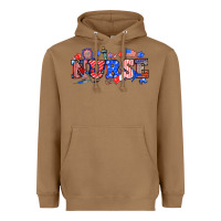 Toasted Coconut 4th of july nurse Heavyweight Hoodie - NancyCooperArtShop