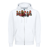 White mama claus lady of guadalupe Zipper Hoodie - Jasminsmagicworld