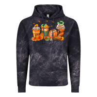 Cloud Black pumpkins coffee cups Vintage Hoodie - Zillion Design Studio