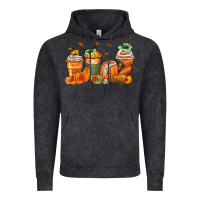 Vintage Black pumpkins coffee cups Vintage Hoodie - Zillion Design Studio