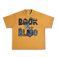 Peanut Butter back the blue1 Urban Heavy Tee - CowhideDigitalArt