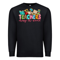 Black teacher change the world Premium Sweatshirt - MaliasSmallBusiness