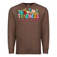 Chestnut teacher change the world Premium Sweatshirt - MaliasSmallBusiness
