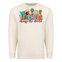 Sandshell teacher change the world Premium Sweatshirt - MaliasSmallBusiness