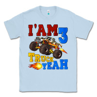 Dusty Blue i'am three truck yeah Classic Tee - Artiststas