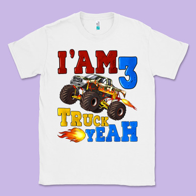 I'am Three Truck Yeah Classic Tee Designed By Artiststas