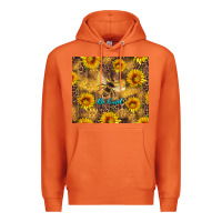 Carrot be kind bee and sunflowers Premium Hoodie - Artiststas