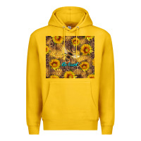 Lemon be kind bee and sunflowers Premium Hoodie - Artiststas
