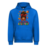 Cobalt santa's favorite assistant afro messy bun Urban Hoodie - texasbilliewilder