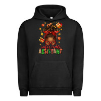 Pigment Black santa's favorite assistant afro messy bun Urban Hoodie - texasbilliewilder