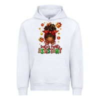 White santa's favorite assistant afro messy bun Urban Hoodie - texasbilliewilder