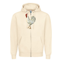 Sandshell Leghorn Rooster Zipper Hoodie - LillyAllenDesigns