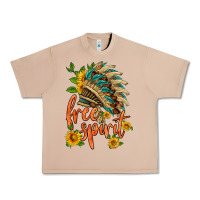 Burro free spirit sunflower and indian headdress Urban Heavy Tee - HRA Design Shop