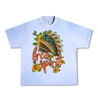 Grape Ice free spirit sunflower and indian headdress Urban Heavy Tee - HRA Design Shop
