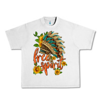 Lunar Rock free spirit sunflower and indian headdress Urban Heavy Tee - HRA Design Shop