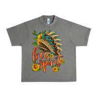 Tornado free spirit sunflower and indian headdress Urban Heavy Tee - HRA Design Shop