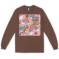 Chestnut school with rainbow seamless pattern Long Sleeve Tee - BundleAndBundleShop