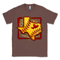 Chestnut leopard softball texas map Classic Tee - Jasminsmagicworld