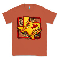 Copper leopard softball texas map Classic Tee - Jasminsmagicworld