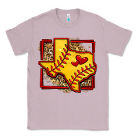 Lilac leopard softball texas map Classic Tee - Jasminsmagicworld