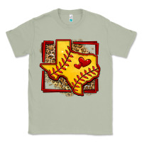 Matcha leopard softball texas map Classic Tee - Jasminsmagicworld