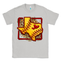Moon Dust leopard softball texas map Classic Tee - Jasminsmagicworld