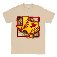 Leopard Softball Texas Map Classic Tee | Teevron