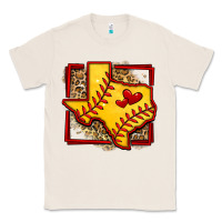 Natural leopard softball texas map Classic Tee - Jasminsmagicworld