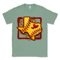 Sage leopard softball texas map Classic Tee - Jasminsmagicworld
