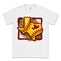 White leopard softball texas map Classic Tee - Jasminsmagicworld