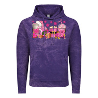 Cloud Purple pink christmas coffee cups Vintage Hoodie - texasbilliewilder