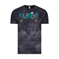 Cloud Black Nurse life Vintage Tee - CowhideDigitalArt