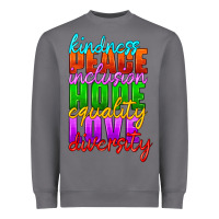 Storm kindness peace inclusion hope equality love diversity Heavyweight Sweatshirt - HRA Design Shop