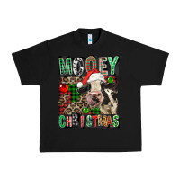 Black Mooey christmas Urban Heavy Tee - FaDigitalArtStudio