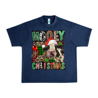 Navy Mooey christmas Urban Heavy Tee - FaDigitalArtStudio