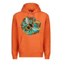 Carrot leopard honeycomb with bee Premium Hoodie - Artiststas