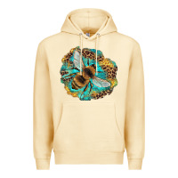 Pina Colada leopard honeycomb with bee Premium Hoodie - Artiststas