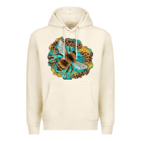 Tofu leopard honeycomb with bee Premium Hoodie - Artiststas