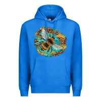 True Royal leopard honeycomb with bee Premium Hoodie - Artiststas