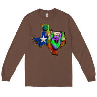 Chestnut texas map halloween Long Sleeve Tee - JahusDesignShop