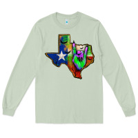 Matcha texas map halloween Long Sleeve Tee - JahusDesignShop